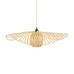 GLOBOSTAR® CINNABAR 01837 Boho Κρεμαστό Φωτιστικό Οροφής με Ντουί 1 x E27 AC 220-240V IP20 - Μπεζ - Μ75 x Π75 x Υ21cm - Image 5