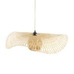 GLOBOSTAR® CINNABAR 01837 Boho Κρεμαστό Φωτιστικό Οροφής με Ντουί 1 x E27 AC 220-240V IP20 - Μπεζ - Μ75 x Π75 x Υ21cm - Image 7