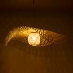 GLOBOSTAR® CINNABAR 01838 Boho Κρεμαστό Φωτιστικό Οροφής με Ντουί 1 x E27 AC 220-240V IP20 - Μπεζ - Μ100 x Π100 x Υ21cm - Image 3