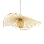 GLOBOSTAR® CINNABAR 01838 Boho Κρεμαστό Φωτιστικό Οροφής με Ντουί 1 x E27 AC 220-240V IP20 - Μπεζ - Μ100 x Π100 x Υ21cm - Image 6