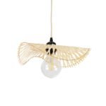 GLOBOSTAR® MELEMELE 01839 Boho Κρεμαστό Φωτιστικό Οροφής με Ντουί 1 x E27 AC 220-240V IP20 - Μπεζ - Μ35 x Π35 x Υ4cm - Image 2