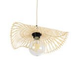 GLOBOSTAR® MELEMELE 01839 Boho Κρεμαστό Φωτιστικό Οροφής με Ντουί 1 x E27 AC 220-240V IP20 - Μπεζ - Μ35 x Π35 x Υ4cm - Image 6