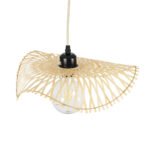 GLOBOSTAR® MELEMELE 01839 Boho Κρεμαστό Φωτιστικό Οροφής με Ντουί 1 x E27 AC 220-240V IP20 - Μπεζ - Μ35 x Π35 x Υ4cm - Image 7