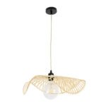 GLOBOSTAR® MELEMELE 01840 Boho Κρεμαστό Φωτιστικό Οροφής με Ντουί 1 x E27 AC 220-240V IP20 - Μπεζ - Μ50 x Π50 x Υ7cm - Image 4