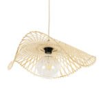GLOBOSTAR® MELEMELE 01840 Boho Κρεμαστό Φωτιστικό Οροφής με Ντουί 1 x E27 AC 220-240V IP20 - Μπεζ - Μ50 x Π50 x Υ7cm - Image 6