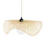 GLOBOSTAR® MELEMELE 01840 Boho Κρεμαστό Φωτιστικό Οροφής με Ντουί 1 x E27 AC 220-240V IP20 - Μπεζ - Μ50 x Π50 x Υ7cm - Image 7