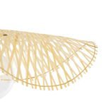 GLOBOSTAR® MELEMELE 01840 Boho Κρεμαστό Φωτιστικό Οροφής με Ντουί 1 x E27 AC 220-240V IP20 - Μπεζ - Μ50 x Π50 x Υ7cm - Image 8