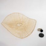 GLOBOSTAR® MELEMELE 01841 Boho Κρεμαστό Φωτιστικό Οροφής με Ντουί 1 x E27 AC 220-240V IP20 - Μπεζ - Μ75 x Π75 x Υ10cm - Image 10