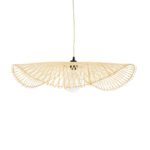 GLOBOSTAR® MELEMELE 01841 Boho Κρεμαστό Φωτιστικό Οροφής με Ντουί 1 x E27 AC 220-240V IP20 - Μπεζ - Μ75 x Π75 x Υ10cm - Image 5