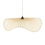 GLOBOSTAR® MELEMELE 01841 Boho Κρεμαστό Φωτιστικό Οροφής με Ντουί 1 x E27 AC 220-240V IP20 - Μπεζ - Μ75 x Π75 x Υ10cm - Image 7