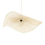 GLOBOSTAR® MELEMELE 01842 Boho Κρεμαστό Φωτιστικό Οροφής με Ντουί 1 x E27 AC 220-240V IP20 - Μπεζ - Μ100 x Π100 x Υ12cm - Image 6
