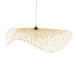 GLOBOSTAR® MELEMELE 01842 Boho Κρεμαστό Φωτιστικό Οροφής με Ντουί 1 x E27 AC 220-240V IP20 - Μπεζ - Μ100 x Π100 x Υ12cm - Image 7