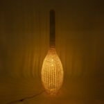 GLOBOSTAR® PARADIS 01846 Boho Επιδαπέδιο Φωτιστικό με Ντουί 1 x E27 AC 220-240V IP20 - Μπεζ - Μ50 x Π50 x Υ180cm - Image 3