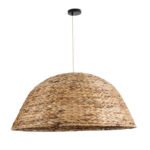 GLOBOSTAR® MANGATA 01848 Boho Κρεμαστό Φωτιστικό Οροφής με Ντουί 1 x E27 AC 220-240V IP20 - Καφέ - Μ90 x Π90 x Υ40cm - Image 4