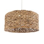 GLOBOSTAR® MANGATA 01849 Boho Κρεμαστό Φωτιστικό Οροφής με Ντουί 1 x E27 AC 220-240V IP20 - Καφέ - Μ60 x Π60 x Υ28cm - Image 2