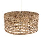 GLOBOSTAR® MANGATA 01849 Boho Κρεμαστό Φωτιστικό Οροφής με Ντουί 1 x E27 AC 220-240V IP20 - Καφέ - Μ60 x Π60 x Υ28cm - Image 7