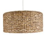 GLOBOSTAR® MANGATA 01850 Boho Κρεμαστό Φωτιστικό Οροφής με Ντουί 1 x E27 AC 220-240V IP20 - Καφέ - Μ90 x Π90 x Υ40cm - Image 5