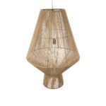 GLOBOSTAR® CAYMAN 01854 Boho Κρεμαστό Φωτιστικό Οροφής με Ντουί 1 x E27 AC 220-240V IP20 - Μπεζ - Μ60 x Π60 x Υ86cm - Image 7