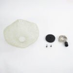 GLOBOSTAR® KENTUCKY 01862 Vintage Κρεμαστό Φωτιστικό Οροφής με Ντουί 1 x E27 AC 220-240V IP20 - Μπεζ - Μ40 x Π40 x Υ30cm - Image 11