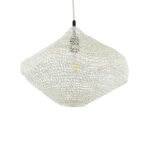 GLOBOSTAR® KENTUCKY 01862 Vintage Κρεμαστό Φωτιστικό Οροφής με Ντουί 1 x E27 AC 220-240V IP20 - Μπεζ - Μ40 x Π40 x Υ30cm - Image 2