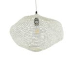 GLOBOSTAR® KENTUCKY 01862 Vintage Κρεμαστό Φωτιστικό Οροφής με Ντουί 1 x E27 AC 220-240V IP20 - Μπεζ - Μ40 x Π40 x Υ30cm - Image 6