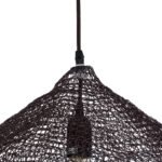 GLOBOSTAR® KENTUCKY 01863 Vintage Κρεμαστό Φωτιστικό Οροφής με Ντουί 1 x E27 AC 220-240V IP20 - Καφέ - Μ40 x Π40 x Υ30cm - Image 8