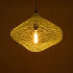 GLOBOSTAR® KENTUCKY 01864 Vintage Κρεμαστό Φωτιστικό Οροφής με Ντουί 1 x E27 AC 220-240V IP20 - Τιρκουάζ - Μ40 x Π40 x Υ30cm - Image 3