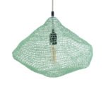 GLOBOSTAR® KENTUCKY 01864 Vintage Κρεμαστό Φωτιστικό Οροφής με Ντουί 1 x E27 AC 220-240V IP20 - Τιρκουάζ - Μ40 x Π40 x Υ30cm - Image 7