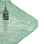 GLOBOSTAR® KENTUCKY 01864 Vintage Κρεμαστό Φωτιστικό Οροφής με Ντουί 1 x E27 AC 220-240V IP20 - Τιρκουάζ - Μ40 x Π40 x Υ30cm - Image 9