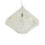 GLOBOSTAR® KENTUCKY 01865 Vintage Κρεμαστό Φωτιστικό Οροφής με Ντουί 1 x E27 AC 220-240V IP20 - Μπεζ - Μ60 x Π60 x Υ50cm - Image 2