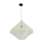 GLOBOSTAR® KENTUCKY 01865 Vintage Κρεμαστό Φωτιστικό Οροφής με Ντουί 1 x E27 AC 220-240V IP20 - Μπεζ - Μ60 x Π60 x Υ50cm - Image 4