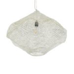 GLOBOSTAR® KENTUCKY 01865 Vintage Κρεμαστό Φωτιστικό Οροφής με Ντουί 1 x E27 AC 220-240V IP20 - Μπεζ - Μ60 x Π60 x Υ50cm - Image 6