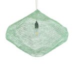 GLOBOSTAR® KENTUCKY 01866 Vintage Κρεμαστό Φωτιστικό Οροφής με Ντουί 1 x E27 AC 220-240V IP20 - Τιρκουάζ - Μ60 x Π60 x Υ50cm - Image 6