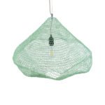 GLOBOSTAR® KENTUCKY 01866 Vintage Κρεμαστό Φωτιστικό Οροφής με Ντουί 1 x E27 AC 220-240V IP20 - Τιρκουάζ - Μ60 x Π60 x Υ50cm - Image 7