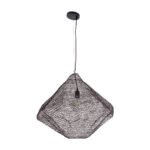 GLOBOSTAR® KENTUCKY 01867 Vintage Κρεμαστό Φωτιστικό Οροφής με Ντουί 1 x E27 AC 220-240V IP20 - Καφέ - Μ60 x Π60 x Υ50cm - Image 4