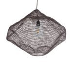 GLOBOSTAR® KENTUCKY 01867 Vintage Κρεμαστό Φωτιστικό Οροφής με Ντουί 1 x E27 AC 220-240V IP20 - Καφέ - Μ60 x Π60 x Υ50cm - Image 6