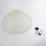 GLOBOSTAR® KENTUCKY 01868 Vintage Κρεμαστό Φωτιστικό Οροφής με Ντουί 1 x E27 AC 220-240V IP20 - Μπεζ - Μ90 x Π90 x Υ70cm - Image 11