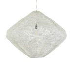 GLOBOSTAR® KENTUCKY 01868 Vintage Κρεμαστό Φωτιστικό Οροφής με Ντουί 1 x E27 AC 220-240V IP20 - Μπεζ - Μ90 x Π90 x Υ70cm - Image 2