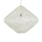 GLOBOSTAR® KENTUCKY 01868 Vintage Κρεμαστό Φωτιστικό Οροφής με Ντουί 1 x E27 AC 220-240V IP20 - Μπεζ - Μ90 x Π90 x Υ70cm - Image 5