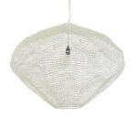 GLOBOSTAR® KENTUCKY 01868 Vintage Κρεμαστό Φωτιστικό Οροφής με Ντουί 1 x E27 AC 220-240V IP20 - Μπεζ - Μ90 x Π90 x Υ70cm - Image 6