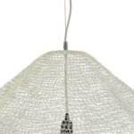 GLOBOSTAR® KENTUCKY 01868 Vintage Κρεμαστό Φωτιστικό Οροφής με Ντουί 1 x E27 AC 220-240V IP20 - Μπεζ - Μ90 x Π90 x Υ70cm - Image 8