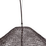 GLOBOSTAR® KENTUCKY 01869 Vintage Κρεμαστό Φωτιστικό Οροφής με Ντουί 1 x E27 AC 220-240V IP20 - Καφέ - Μ90 x Π90 x Υ70cm - Image 8