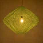 GLOBOSTAR® KENTUCKY 01870 Vintage Κρεμαστό Φωτιστικό Οροφής με Ντουί 1 x E27 AC 220-240V IP20 - Τιρκουάζ - Μ90 x Π90 x Υ70cm - Image 3