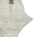 GLOBOSTAR® KENTUCKY 01871 Vintage Κρεμαστό Φωτιστικό Οροφής με Ντουί 1 x E27 AC 220-240V IP20 - Μπεζ - Μ35 x Π35 x Υ60cm - Image 9