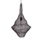 GLOBOSTAR® KENTUCKY 01872 Vintage Κρεμαστό Φωτιστικό Οροφής με Ντουί 1 x E27 AC 220-240V IP20 - Καφέ - Μ35 x Π35 x Υ60cm - Image 2