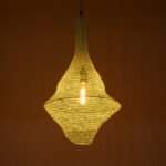 GLOBOSTAR® KENTUCKY 01873 Vintage Κρεμαστό Φωτιστικό Οροφής με Ντουί 1 x E27 AC 220-240V IP20 - Τιρκουάζ - Μ35 x Π35 x Υ60cm - Image 3