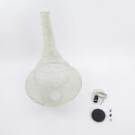 GLOBOSTAR® KENTUCKY 01874 Vintage Κρεμαστό Φωτιστικό Οροφής με Ντουί 1 x E27 AC 220-240V IP20 - Μπεζ - Μ50 x Π50 x Υ90cm - Image 11