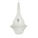 GLOBOSTAR® KENTUCKY 01874 Vintage Κρεμαστό Φωτιστικό Οροφής με Ντουί 1 x E27 AC 220-240V IP20 - Μπεζ - Μ50 x Π50 x Υ90cm - Image 5