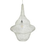 GLOBOSTAR® KENTUCKY 01874 Vintage Κρεμαστό Φωτιστικό Οροφής με Ντουί 1 x E27 AC 220-240V IP20 - Μπεζ - Μ50 x Π50 x Υ90cm - Image 6