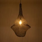 GLOBOSTAR® KENTUCKY 01875 Vintage Κρεμαστό Φωτιστικό Οροφής με Ντουί 1 x E27 AC 220-240V IP20 - Καφέ - Μ50 x Π50 x Υ90cm - Image 3